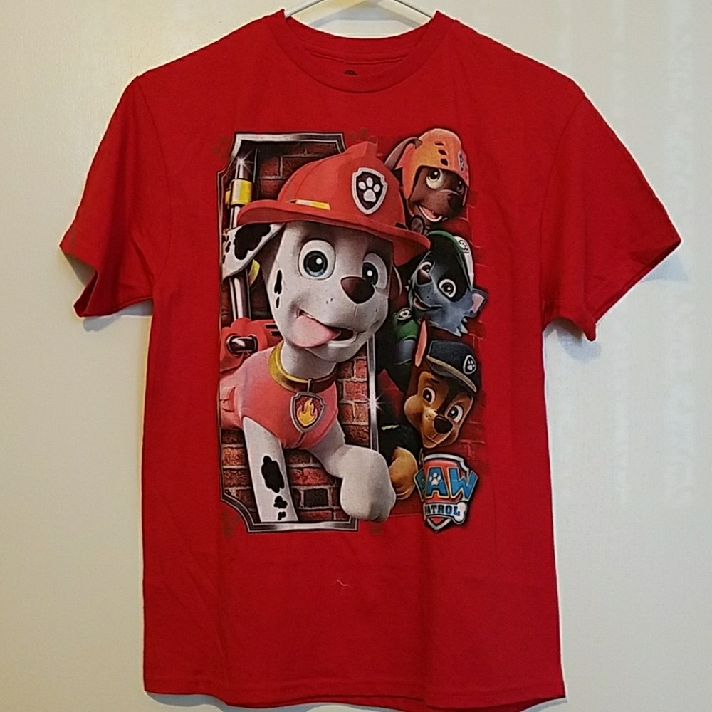 NWT Paw Patrol red t-shirt